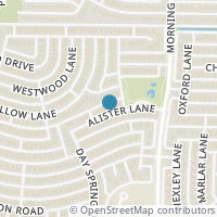 Map location of 5732 Alister Lane, The Colony, TX 75056