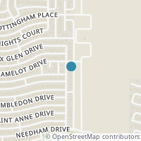 Map location of 519 Castleford Drive, Allen, TX 75013