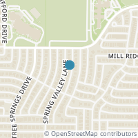 Map location of 8224 Spring Valley Ln, Plano TX 75025