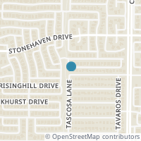 Map location of 4125 Bonita Drive, Plano, TX 75024