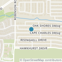 Map location of 4557 Cape Charles Dr, Plano TX 75024