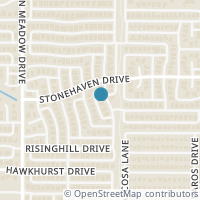 Map location of 8417 Bayham Drive, Plano, TX 75024