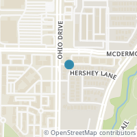 Map location of 4661 HERSHEY Lane, Plano, TX 75024