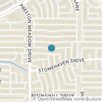 Map location of 4417 Cranwood Drive, Plano, TX 75024