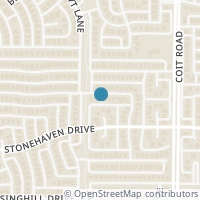 Map location of 4124 Burnhill Drive, Plano, TX 75024