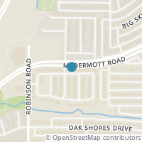 Map location of 4537 Woodsboro Lane, Plano, TX 75024