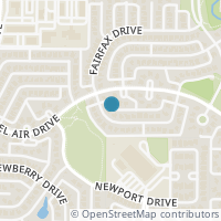 Map location of 1140 Hampton Drive, Allen, TX 75013