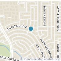 Map location of 8708 Pocono Drive, Plano, TX 75025