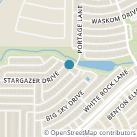 Map location of 4460 Stargazer Drive, Plano, TX 75024