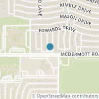 Map location of 9001 Mcmullen Dr, Plano TX 75025