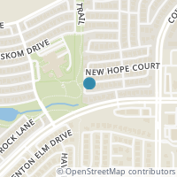 Map location of 4129 Wind Dance Circle, Plano, TX 75024