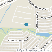 Map location of 4524 Refugio Drive, Plano, TX 75024