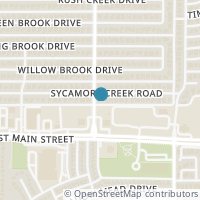 Map location of 900 Sycamore Creek Road, Allen, TX 75002