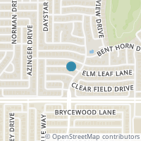 Map location of 2505 Horseman Drive, Plano, TX 75025