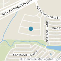 Map location of 4536 Wilbarger Street, Plano, TX 75024
