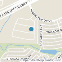 Map location of 4509 Wilbarger Street, Plano, TX 75024