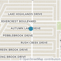 Map location of 816 Autumn Lake Dr, Allen TX 75002