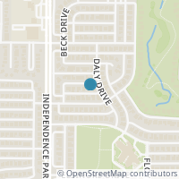 Map location of 2904 Woods Drive, Plano, TX 75025