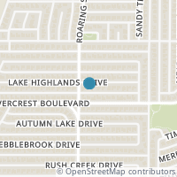 Map location of 902 Lake Highlands Drive, Allen, TX 75002