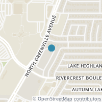 Map location of 609 River Rock Way, Allen, TX 75002