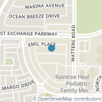 Map location of 988 Mikaela Drive, Allen, TX 75013
