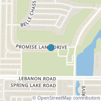 Map location of 11101 Promise Land Dr, Frisco TX 75035