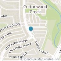 Map location of 640 Ansley Way, Allen, TX 75013