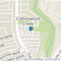 Map location of 1708 Coronado Street, Allen, TX 75013