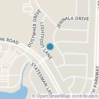 Map location of 5768 Lightfoot Lane, Frisco, TX 75036