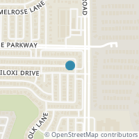 Map location of 12414 Biloxi Drive, Frisco, TX 75035