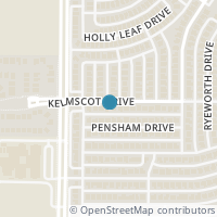 Map location of 14587 Kelmscot Drive, Frisco, TX 75035