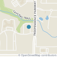 Map location of 7705 Arches Lane, Frisco, TX 75035