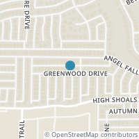 Map location of 2318 Greenwood Dr, Frisco TX 75036