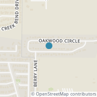 Map location of 409 Oakwood Cir, Denton TX 76208