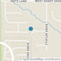 Map location of 124 Palomino Ct, Denton TX 76208