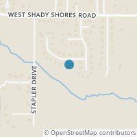 Map location of 303 Cottonwood Trl, Denton TX 76208
