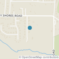 Map location of 109 Everett Ct, Shady Shores TX 76208