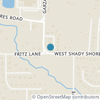 Map location of 101 Olives Br, Shady Shores TX 76208