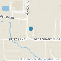 Map location of 107 Olives Br, Shady Shores TX 76208
