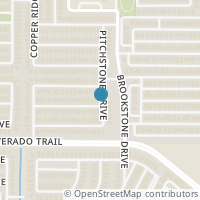 Map location of 5700 Rubblestone Dr, Mckinney TX 75070