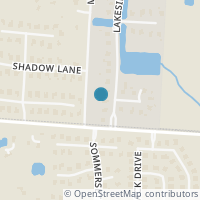 Map location of 105 Lakeside Dr, Shady Shores TX 76208