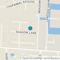 Map location of 206 Shadow Ln, Denton TX 76208