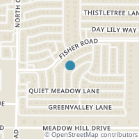 Map location of 7631 Red Clover Drive, Frisco, TX 75033
