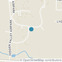 Map location of 126 Hidden Valley Airpark, Denton TX 76208