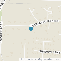 Map location of 138 Chaparral Est, Denton TX 76208