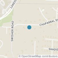 Map location of 136 Chaparral Est, Denton TX 76208