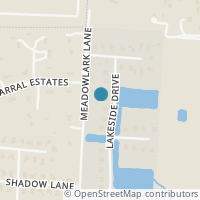 Map location of 327 Lakeside Dr, Shady Shores TX 76208