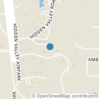 Map location of 106 Hidden Valley Airpark, Denton TX 76208