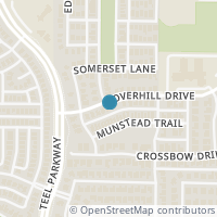 Map location of 3299 Overhill Drive, Frisco, TX 75033