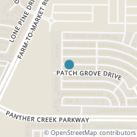 Map location of 1146 Patch Grove Drive, Frisco, TX 75033